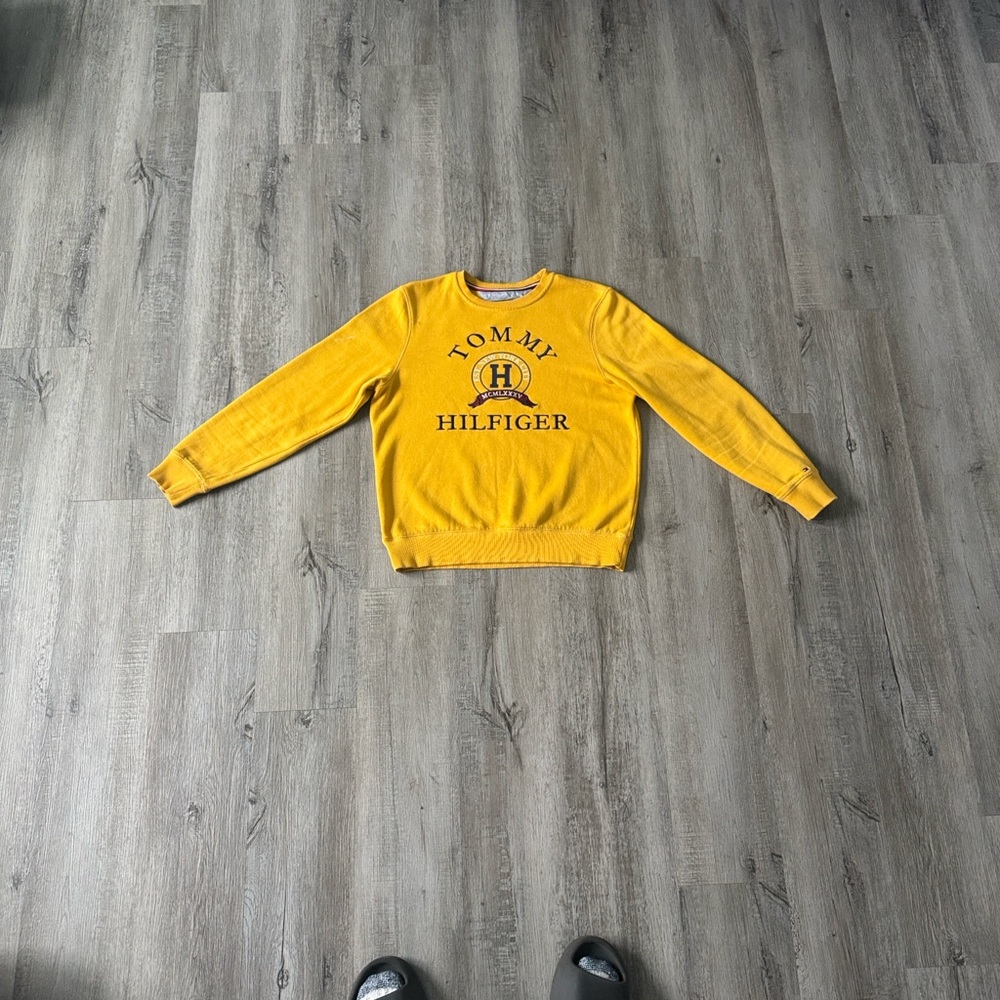 Vintage Tommy Hilfiger Yellow Crewneck Sweater